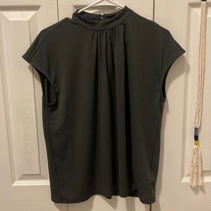 H&M Dark Green Blouse Size Medium